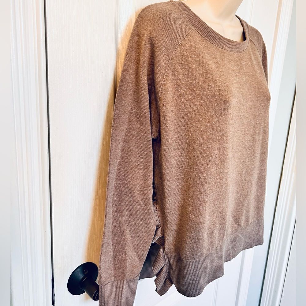 Zara Ruffle Side Slits Basic Collection Soft Lightweight Sweater! ❤️ - Picture 4 of 6